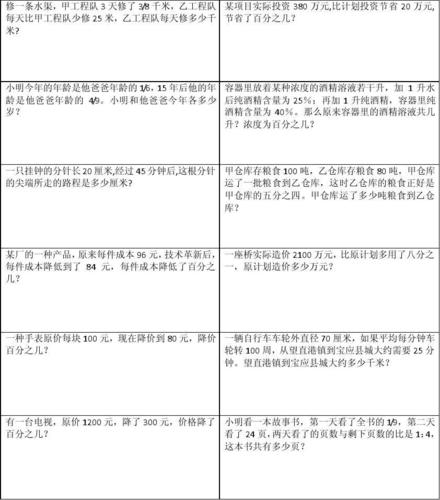 趣味小故事 数学小故事 小学数学解决问题策略 解决问题的策略六年级