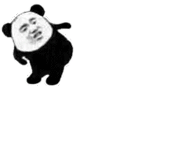 熊猫头拉屎动态表情包