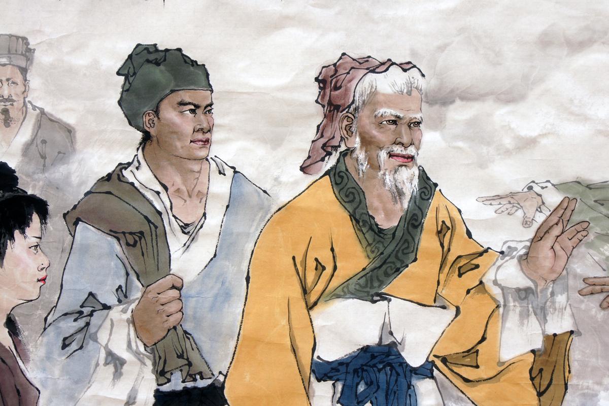 曹昕泰中国画新作《扁鹊见蔡桓公》