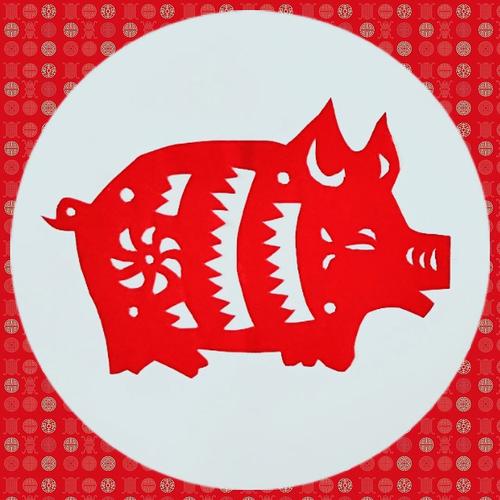 "猪"福(百猪剪纸)