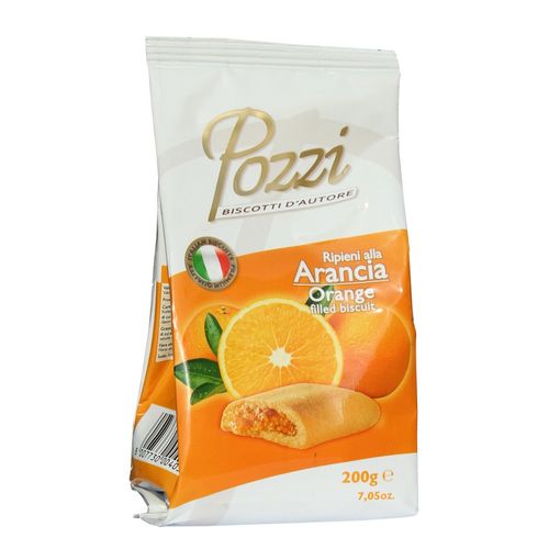 pozzi 彼得 桔子味曲奇饼干 200g 意大利进口饼干夹心