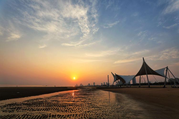 烟台金沙滩风光