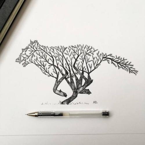 com tattoo idea, art design 手绘,黑白,线稿,飞蛾,抽象,创意,纹身手