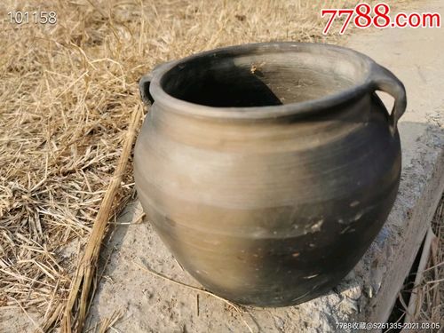 收的双耳陶罐,十分难得,少见!