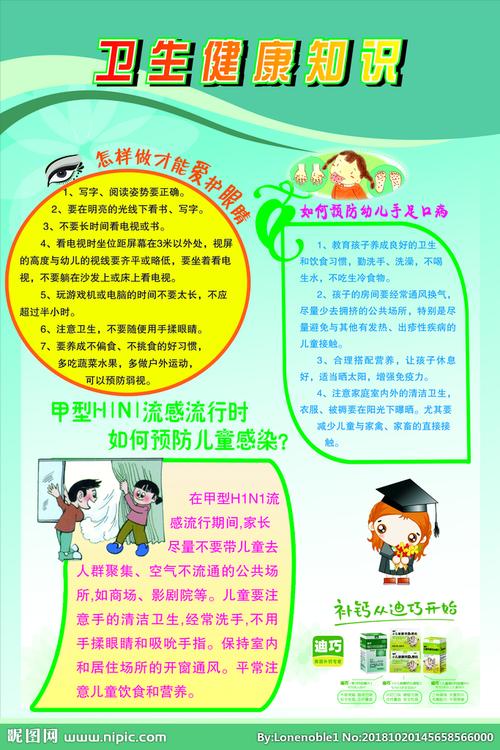 儿童卫生健康知识图片