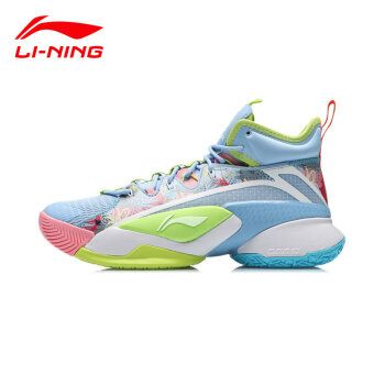 球鞋李宁战靴极光abar007-2abar007男鞋实战篮球鞋
