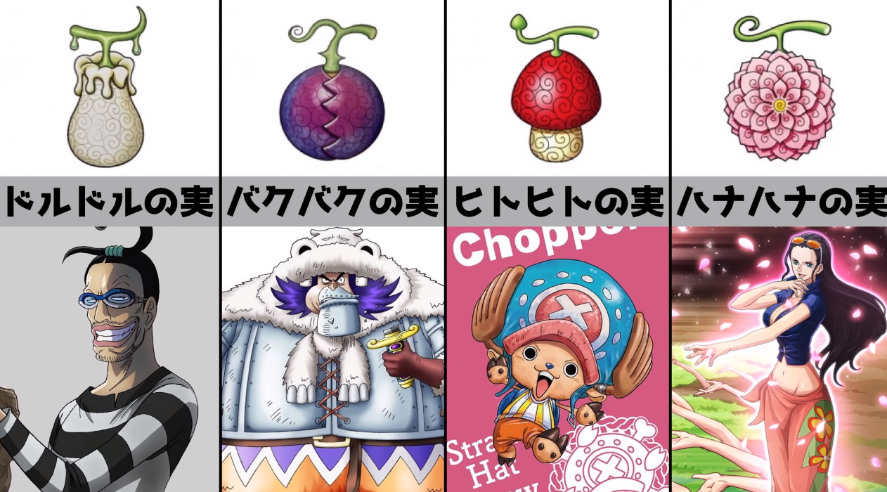 海贼王恶魔果实大图鉴线线果实像鸭梨花花果实颜值爆表