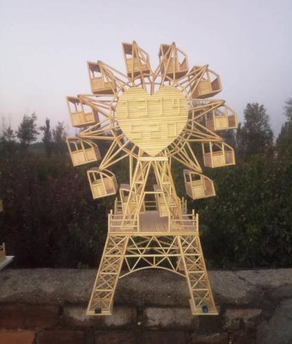 一次性筷子不要扔!这个山西人竟把它做成…太漂亮了!