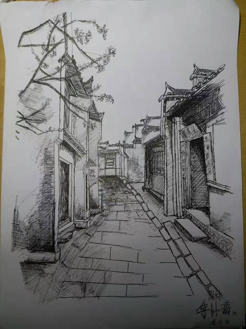 写生作业——安徽宏村
