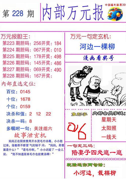 福彩3d2021年228期内部万元报胆码图-天中图库