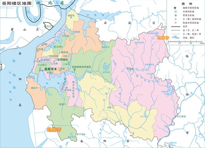 湖南省岳阳市城区高清地图