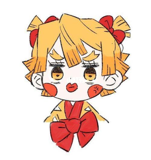 q版善逸来了 快保存吧 卡哇伊～～_鬼灭之刃_影视_动漫