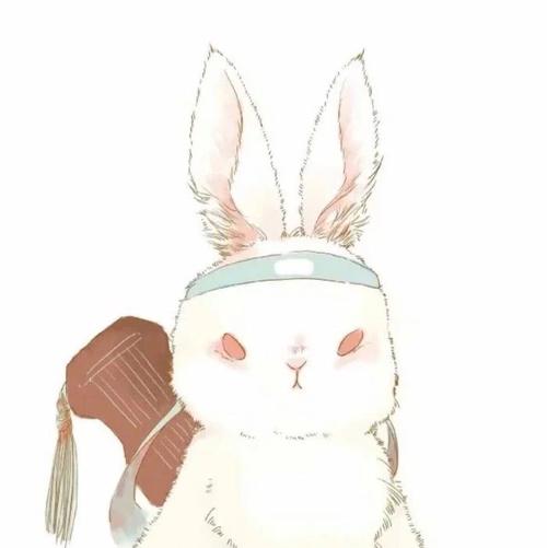 《魔道祖师》高清头像:黑兔子魏无羡和雪兔子蓝忘机!