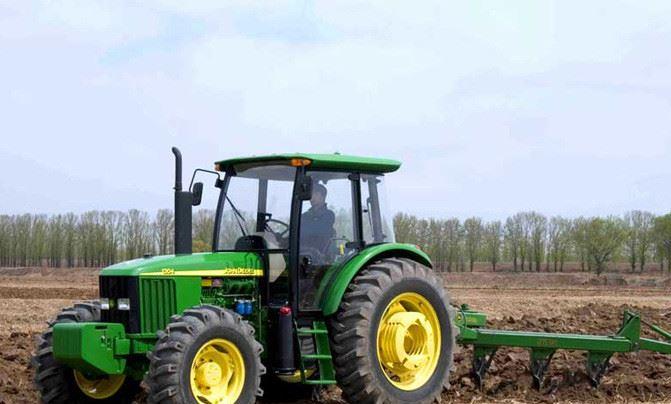 【】约翰迪尔 拖拉机 农用拖拉机 四轮拖拉机方向盘拖拉机耕地机