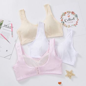 少女高中生文胸女孩发育期小背心发育期棉内衣少女吊带小背心大童高中