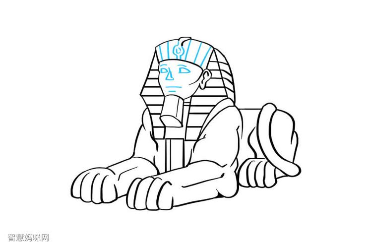 埃及狮身人面像怎么画