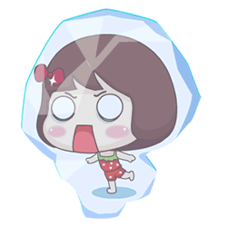 萌妹子gif蘑菇头gif冰冻gif闪亮gif