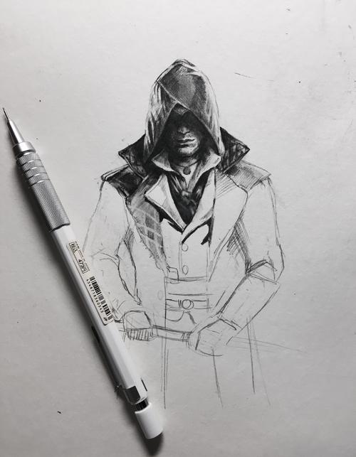 好久没画刺客信条了.