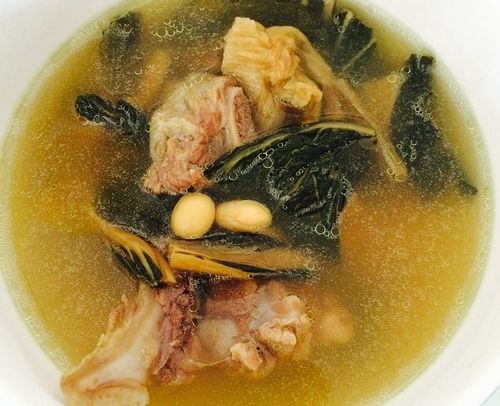 菜乾黄豆排骨汤