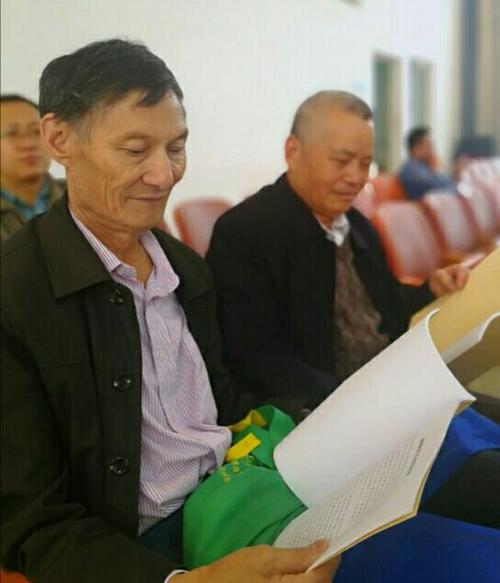 支部党员王少明,李贵云同志参加培训学习照.