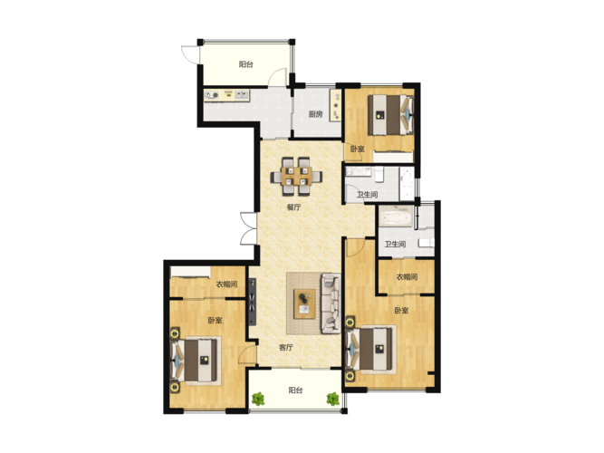 亚新紫藤公馆户型图