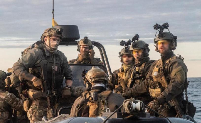 美国海豹突击队演习,人手一支满配ar-15步枪,装备十分先进