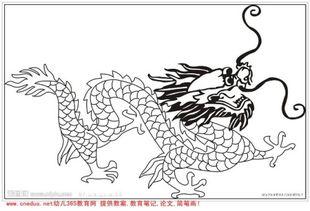 中国龙简笔画中国龙简笔画霸气