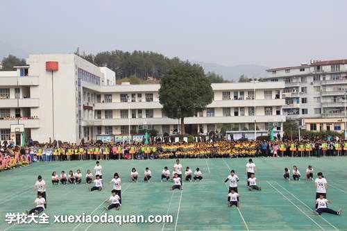 罗阳二中田径场上彩旗飘扬,人声鼎沸,到处洋溢着一派喜庆气氛,泰顺县