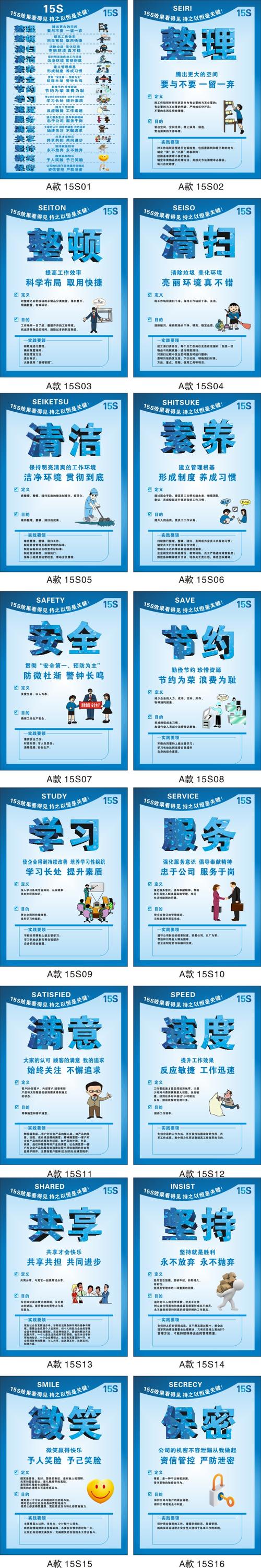 工厂海报标语5s挂图6s海报7s标语8s现场管理企业整理整顿工厂车间