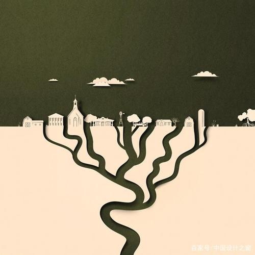 聚焦气候变化:eiko ojala 剪纸风格插画