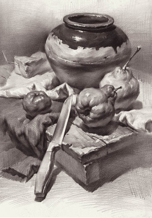 【素描静物】静物单体罐子素描画法,不容错过!