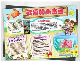 关于小金鱼的手抄报手抄报图片大全