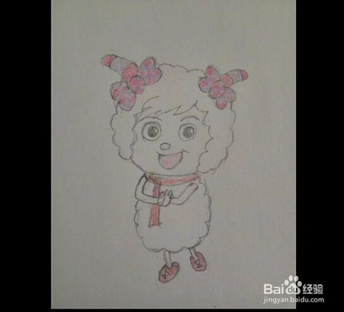 简笔画:美羊羊