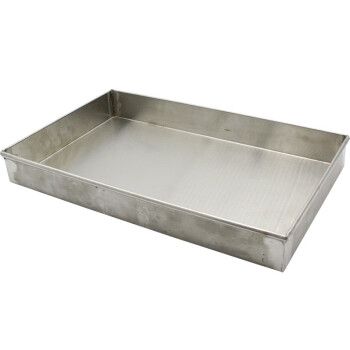 储物盘 零件盘 304不锈钢托盘 加厚特大长方正方形手工平底方盘大小