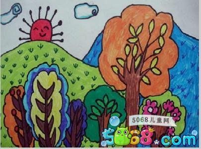 三年级秋天的图画-过一次秋天