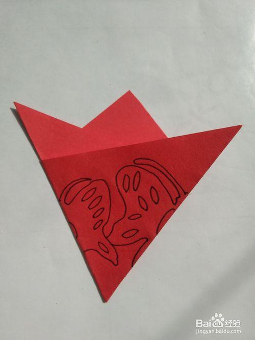 剪纸——怎么剪蝴蝶(三折剪纸)