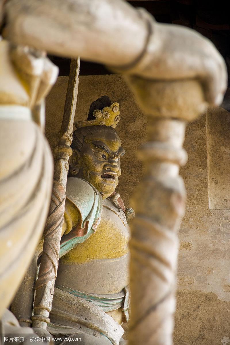 sculpture in shuanglin temple,monastery,gompa,wat, shanxi