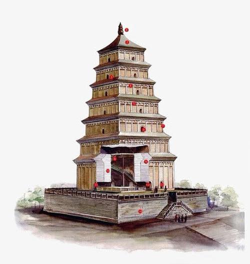 关键词 : 中国风,水墨画,古建,古代建筑,木质高塔