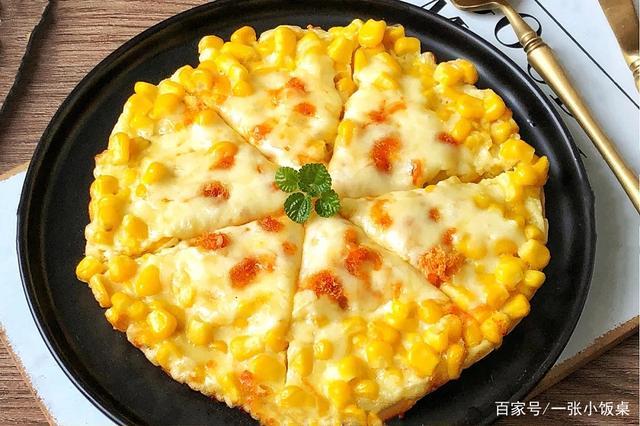 黄金芝士玉米烙,五分钟就搞定,孩子的早餐再也不用