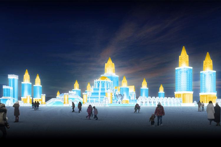 哈尔滨冰雪大世界景观效果图全部出炉
