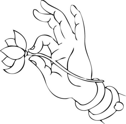 曼妙多姿|白描佛手,见者得福!(75幅)