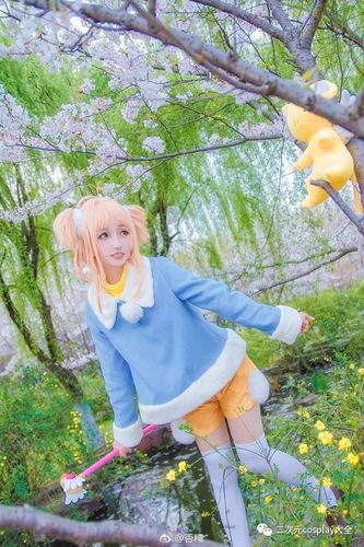 冬日暖阳插画木之本樱,魔卡少女樱治愈小可爱cos