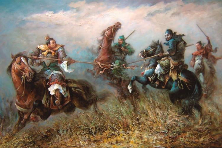 【赏图阁】《三国演义》油画作品欣赏