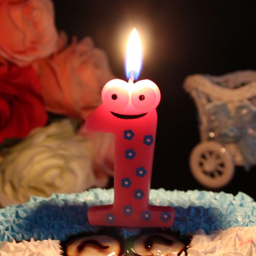 儿童生日派对用品创意动物造型蛋糕蜡烛周岁装扮字母数字生日蜡烛