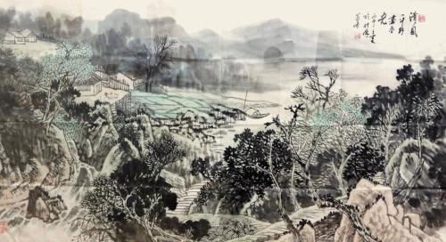 刘善传 山水画 片