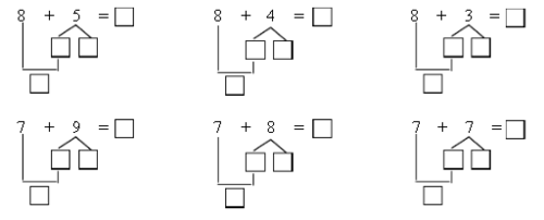 无忧文档 所有分类 小学教育 数学 平十法,破十法练习答案  2