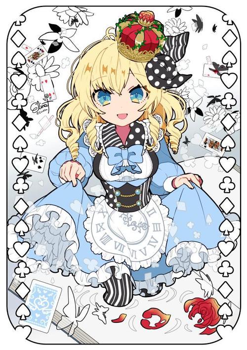 不得不说,这位画师绘制的二次元美少女太过于可爱,简直糖分超标,你