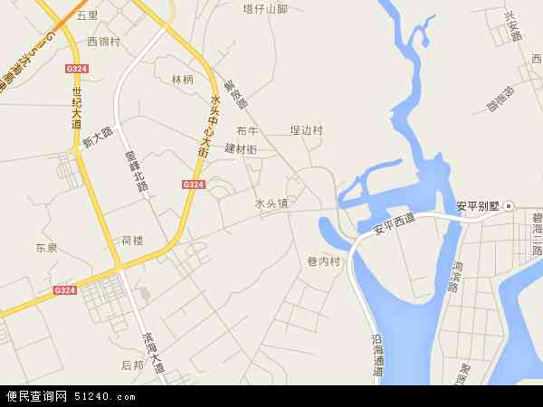 福建南安水头地图