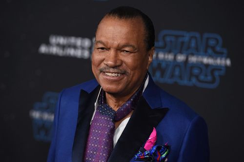 billy dee williams arrives at the world premiere of "star wars