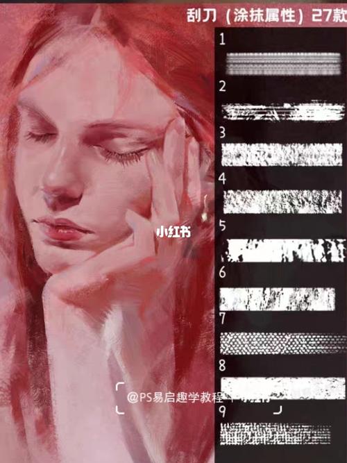 人像厚涂笔刷6015_笔刷_复古_油画_平面设计_procreate_文化_绘画